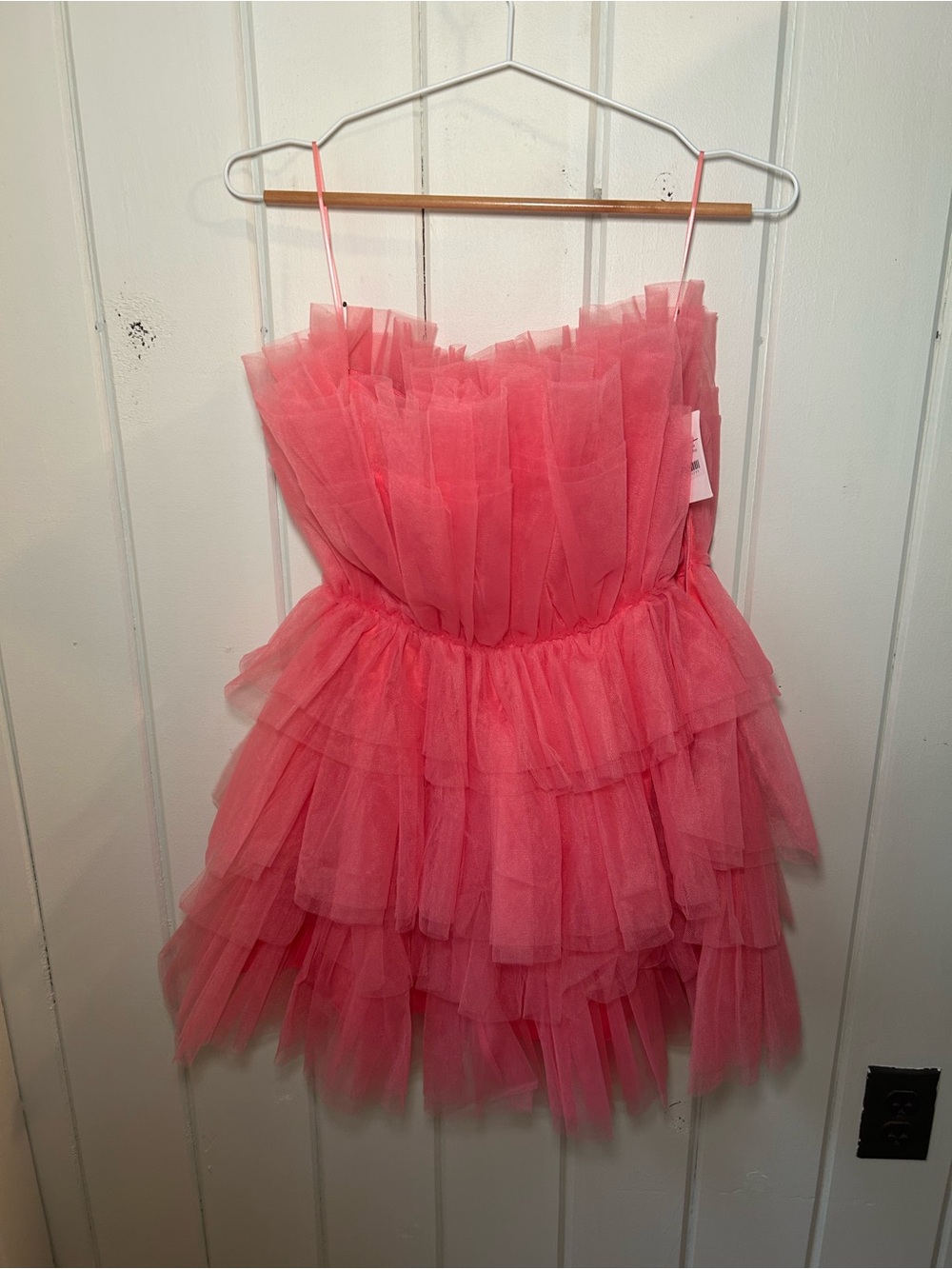 NWT Pink Tulle Mini Dress size S